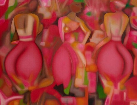 Choi Youngran Presents Figurative Paintings at Pink Art Fair Seoul