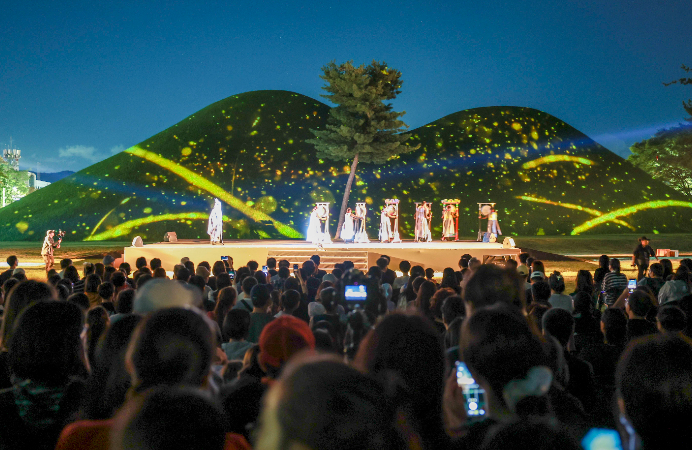Media Art Illuminates Gyeongju’s Daereungwon Tomb Complex