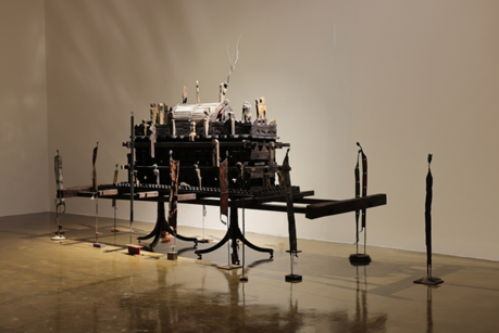 Lee Sang Yong Traces Fate Through Inkstones, Funeral Biers and Musical Scores