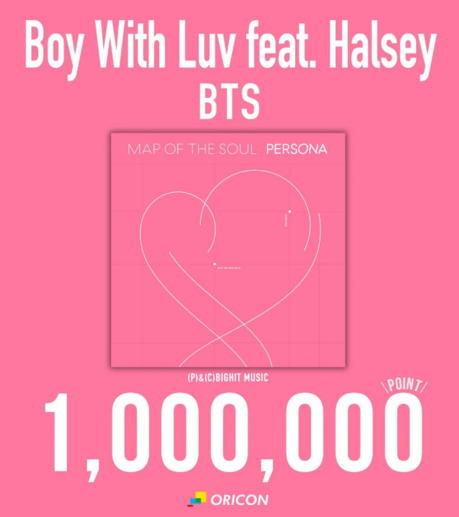 BTS Adds Fourth Million-Point Release on Oricon Combined Singles Chart